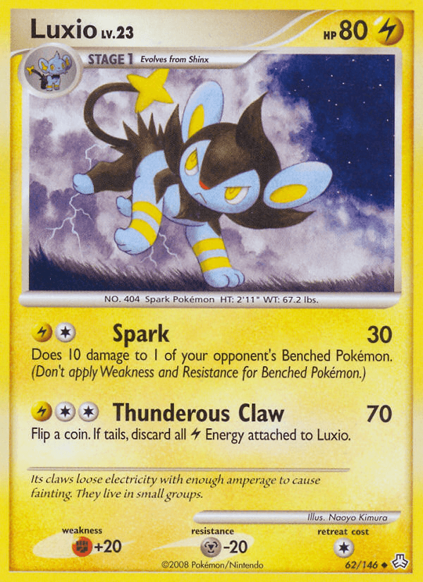 Luxio (62/146) [Diamond & Pearl: Legends Awakened] (Online Only)