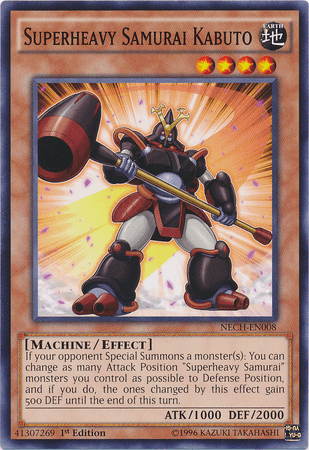 Superheavy Samurai Kabuto [NECH-EN008] Common (ONLINE ORDER ONLY)