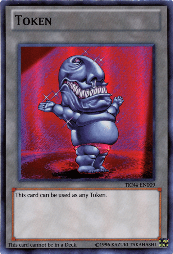 Ojama Token (Black) [TKN4-EN009] Super Rare (ONLINE ORDER ONLY)