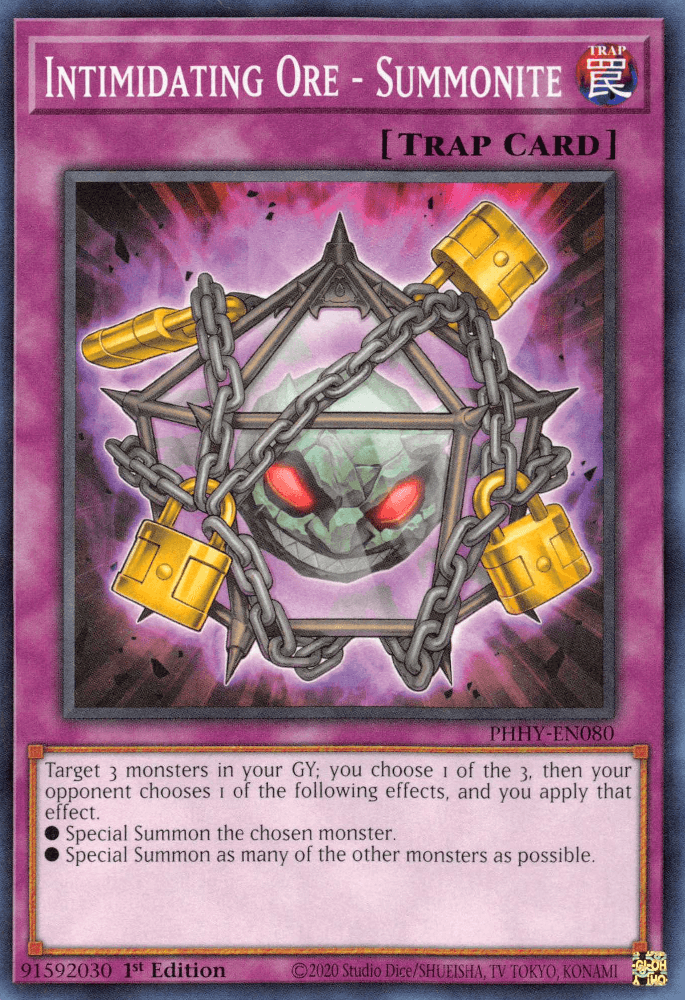 Intimidating Ore - Summonite [PHHY-EN080] Common (ONLINE ORDER ONLY)