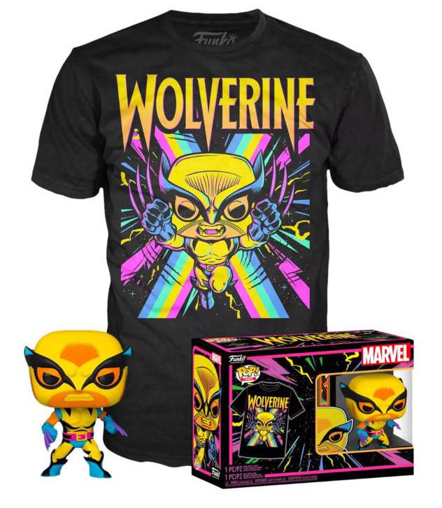 Wolverine (Black Light) and Black Light Wolverine Tee (L, Sealed) 802 - Target Exclusive (Online Order Only)