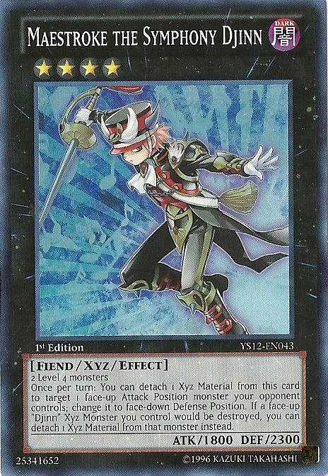 Maestroke the Symphony Djinn [YS12-EN043] Super Rare (ONLINE ORDER ONLY)