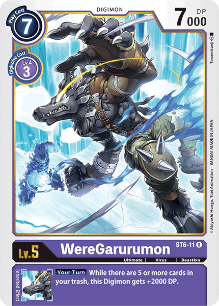 WereGarurumon [ST6-11] [Starter Deck: Venomous Violet] (ONLINE ORDER ONLY)