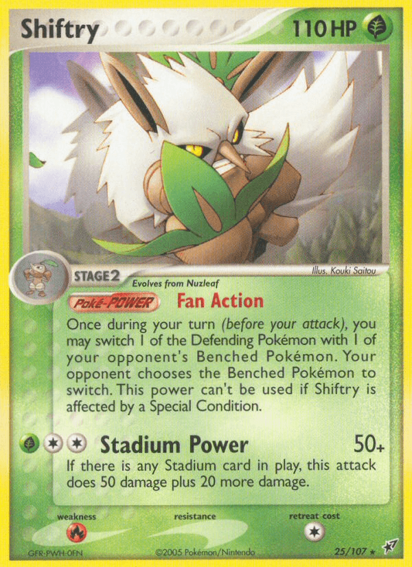 Shiftry (25/107) [EX: Deoxys] (Online Only)