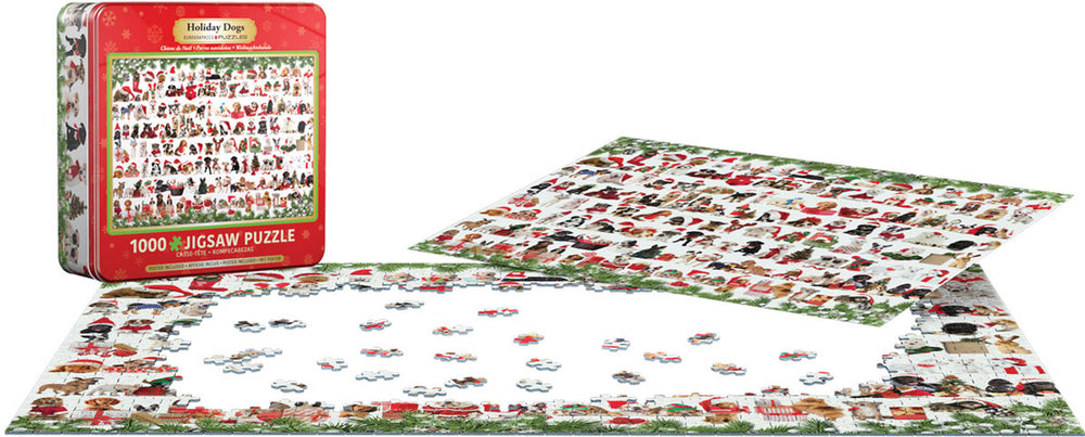Puzzle: Holiday Dogs Tin (ONLINE ORDER ONLY)