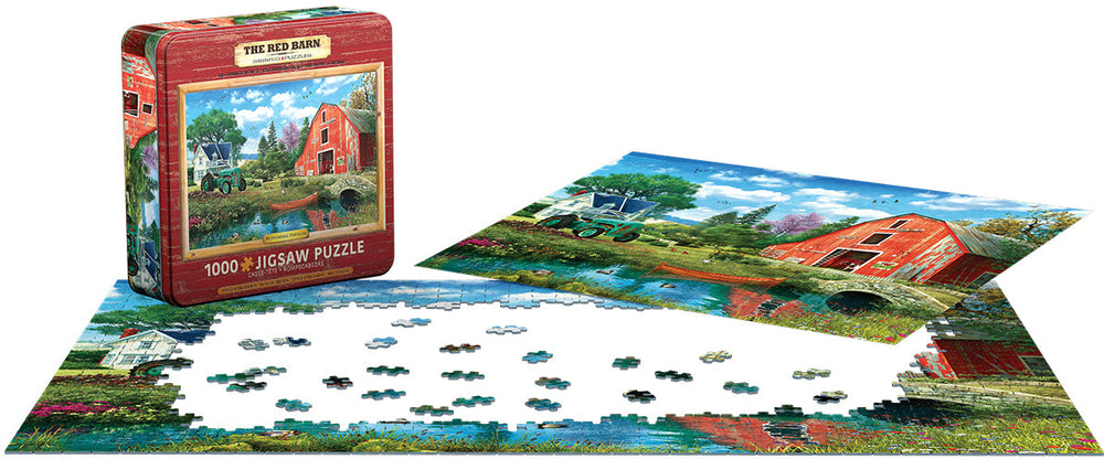 Puzzle: The Red Barn Tin (ONLINE ORDER ONLY)