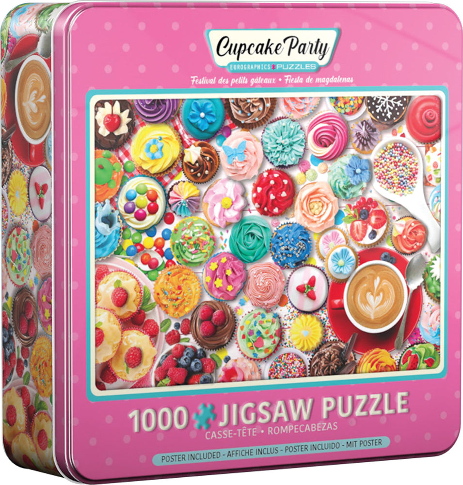 Puzzle: Cupcake Party Tin (ONLINE ORDER ONLY)