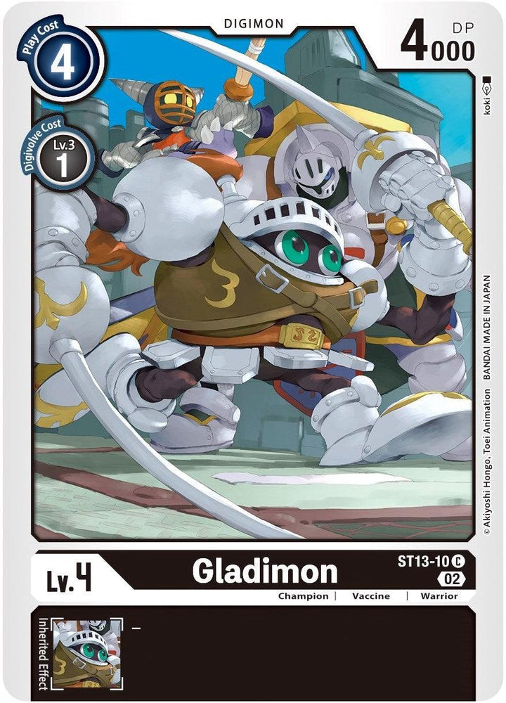 Gladimon [ST13-10] [Starter Deck: Ragnaloardmon] (ONLINE ORDER ONLY)