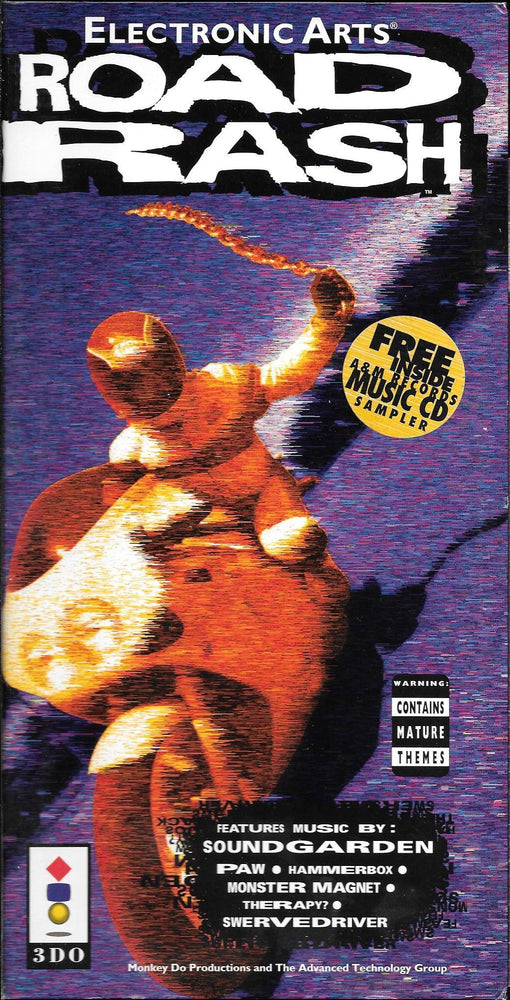 Road Rash with Music Sampler CD (3DO) (ONLINE ORDER ONLY)