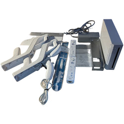 White Nintendo Wii Ultimate Hunting and Driving Bundle (GameCube Compatible) (Online Order Only)