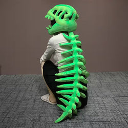 120 CENTIMETER (47 INCH) LONG DINOSAUR SKELETON PLUSH COSTUME (ONLINE ORDER ONLY)