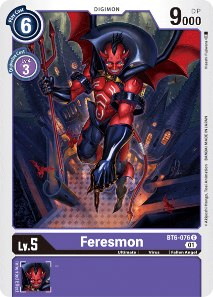 Feresmon [BT6-076] [Double Diamond] (ONLINE ORDER ONLY)