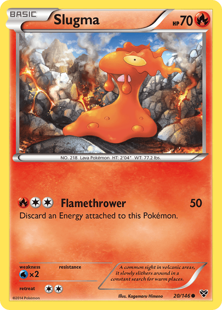 Slugma (20/146) [XY: Base Set] (Online Only)
