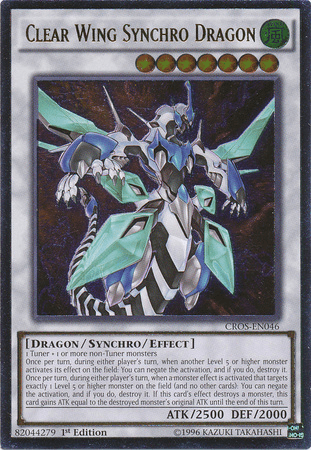 Clear Wing Synchro Dragon (UTR) [CROS-EN046] Ultimate Rare (ONLINE ORDER ONLY)