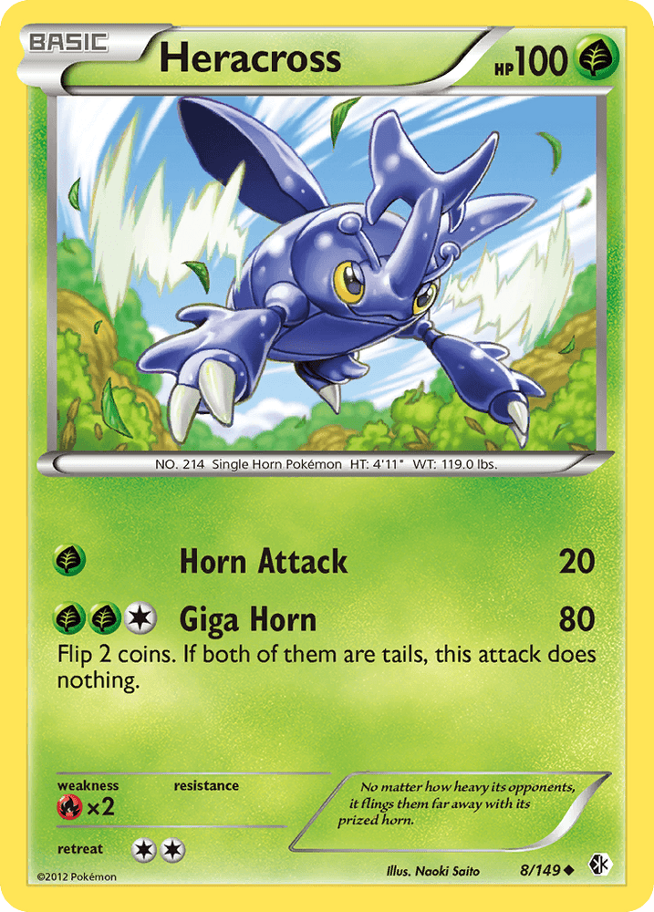 Heracross (8/149) [Black & White: Boundaries Crossed] (Online Only)