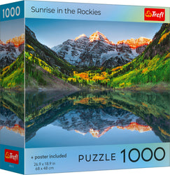 Trefl Sunrise in the Rockies Square Box 1000 Piece Puzzle (ONLINE ORDER ONLY)