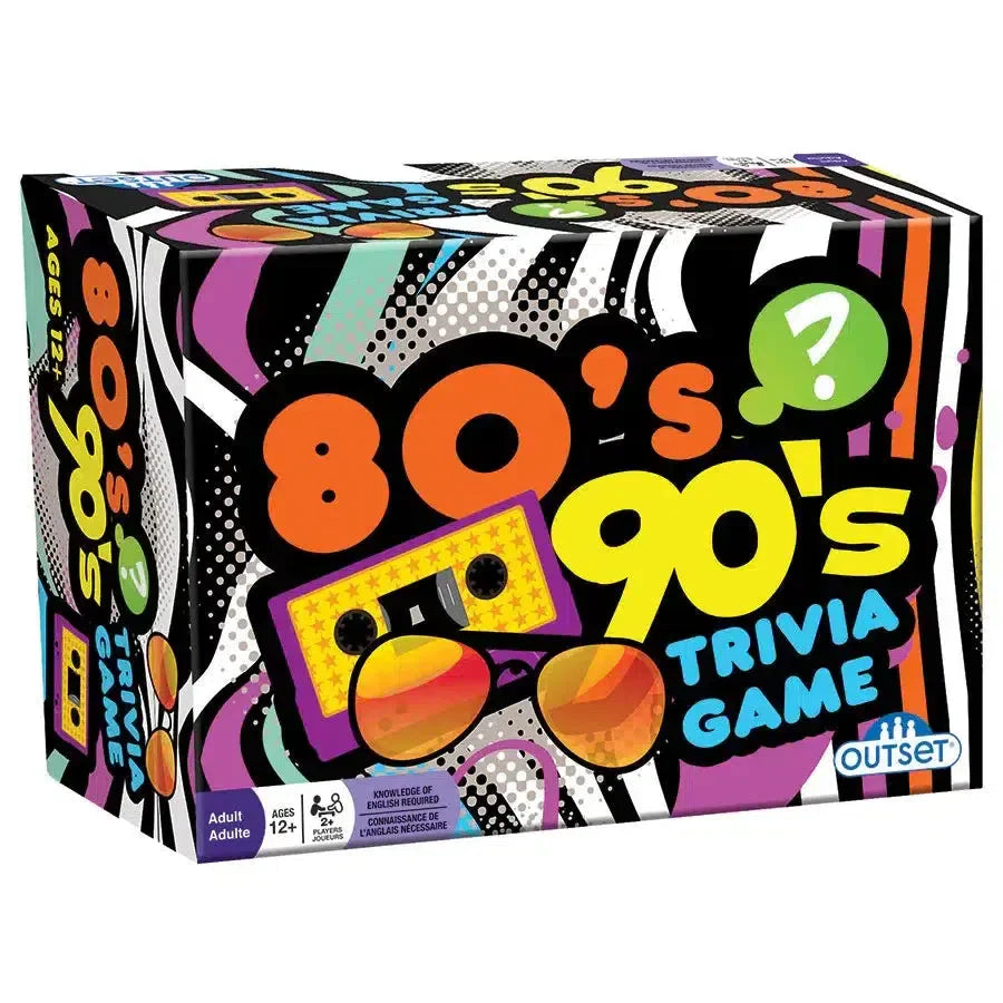 80s 90s Trivia Card Game Outset (ONLINE ORDER ONLY)