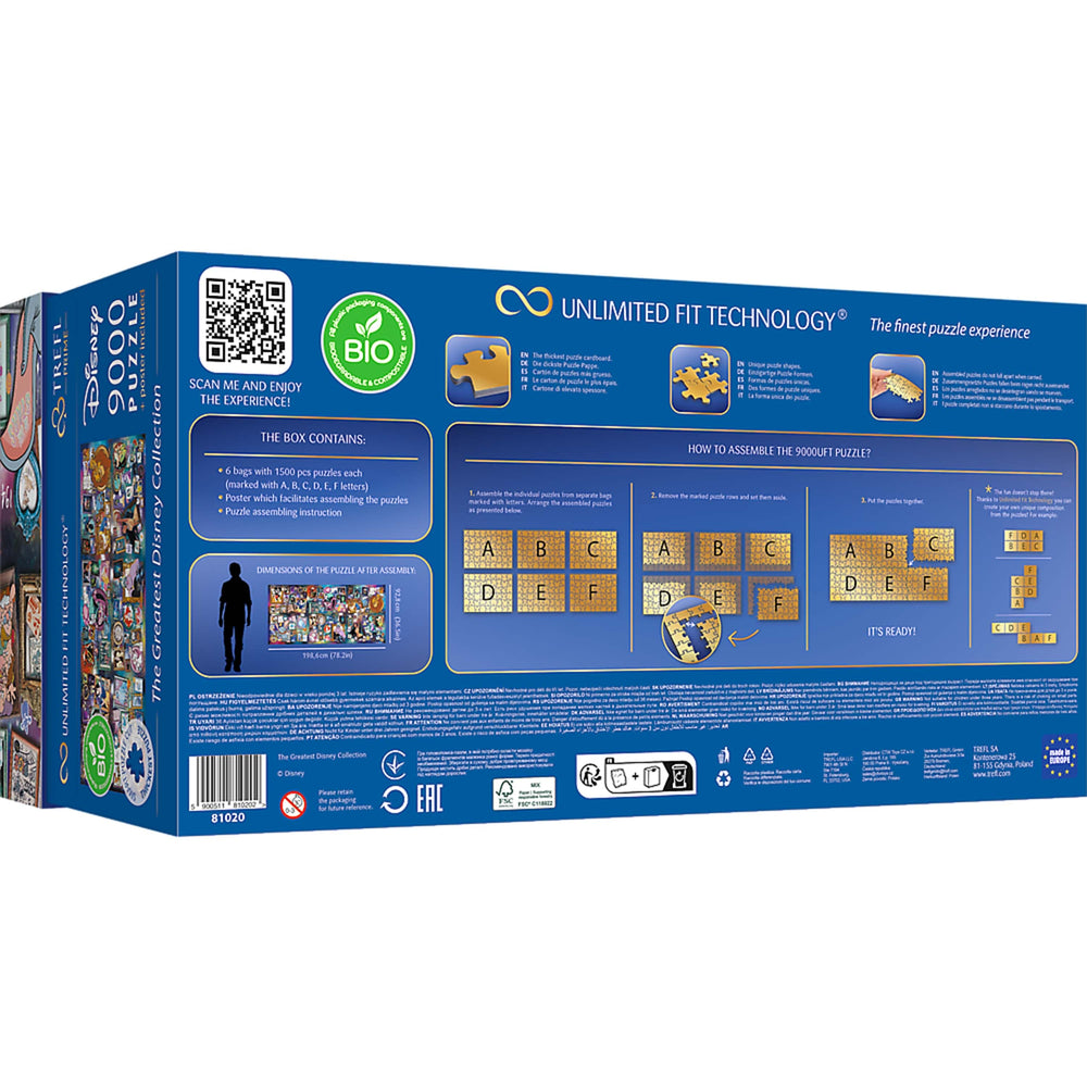 Trefl Prime The Greatest Disney Collection 9000 Piece Puzzle (ONLINE ORDER ONLY)