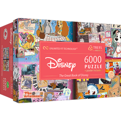 Trefl Prime Disney The Great Book of Disney 6000 Piece Puzzle (ONLINE ORDER ONLY)