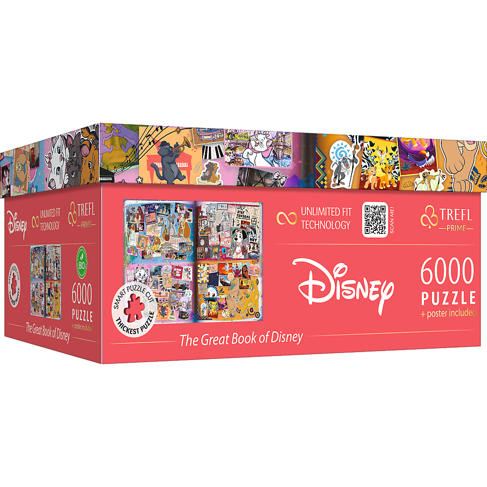 Trefl Prime Disney The Great Book of Disney 6000 Piece Puzzle (ONLINE ORDER ONLY)