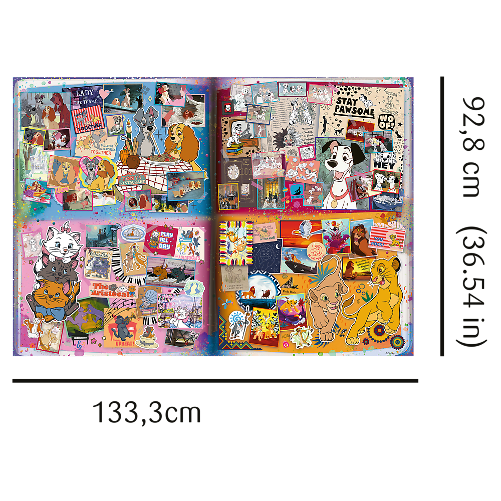 Trefl Prime Disney The Great Book of Disney 6000 Piece Puzzle (ONLINE ORDER ONLY)