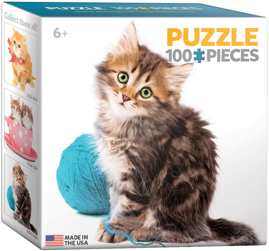 Puzzle: Mini Puzzle Collection - Cat with Wool (ONLINE ORDER ONLY)