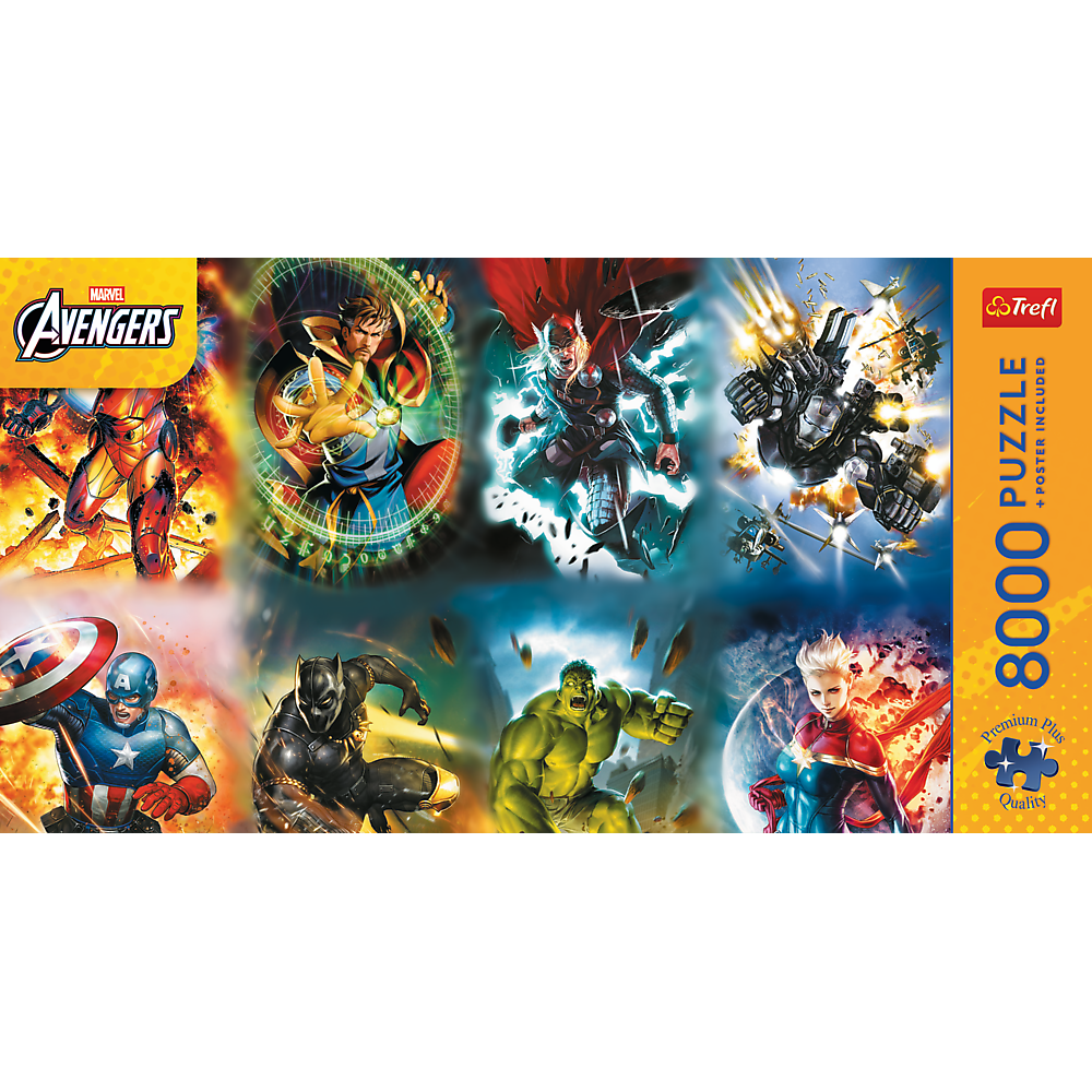 Trefl Premium Plus Avengers: Legends in Action 8000 Piece Puzzle (ONLINE ORDER ONLY)