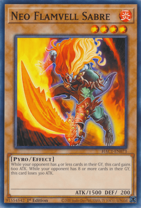 Neo Flamvell Sabre [HAC1-EN073] Common (ONLINE ORDER ONLY)