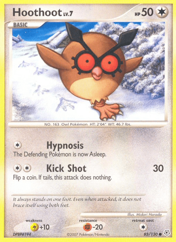 Hoothoot (85/130) [Diamond & Pearl: Base Set] (Online Only)