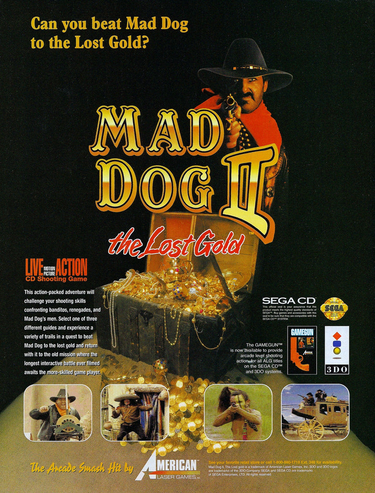 Mad Dog II: The Lost Gold (CD-i) (ONLINE ORDER ONLY)