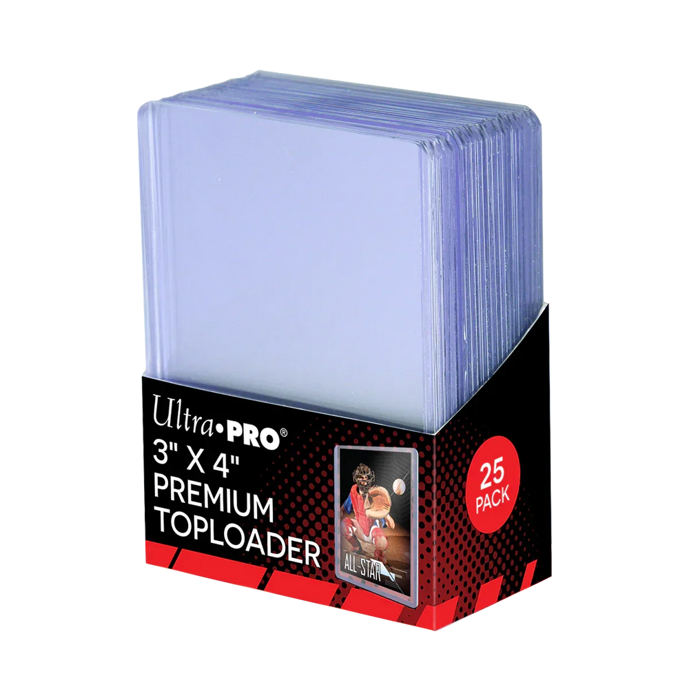 3" x 4" Ultra Clear Premium Toploaders (25ct) (ONLINE ORDER ONLY)