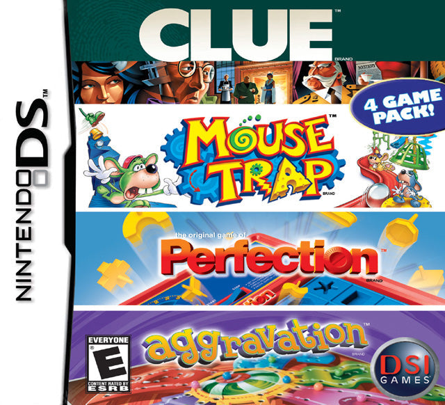 Clue/Mouse Trap/Perfection/Aggravation (Nintendo DS) (ONLINE ORDER ONLY)