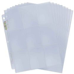 Silver Series 9-Pocket Refill Pages for Standard Size Cards