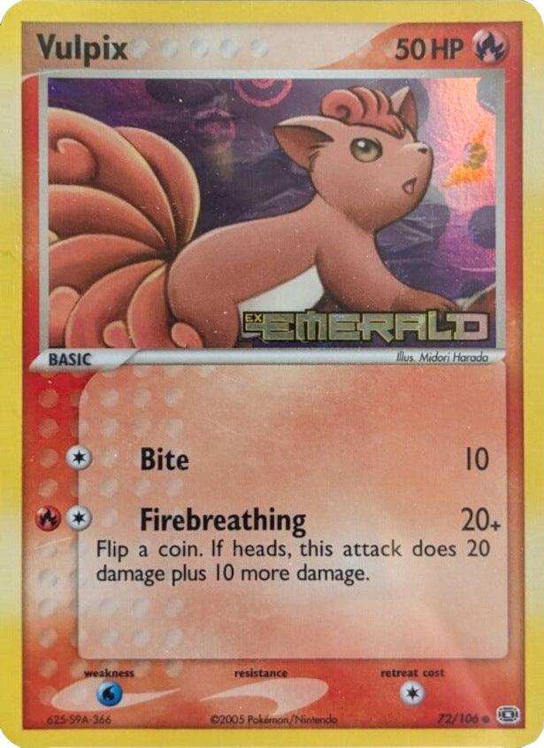 Vulpix (72/106) (Stamped) [EX: Emerald] (Online Only)