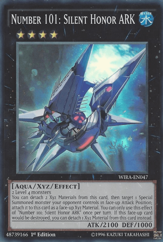 Number 101: Silent Honor ARK [WIRA-EN047] Super Rare (ONLINE ORDER ONLY)