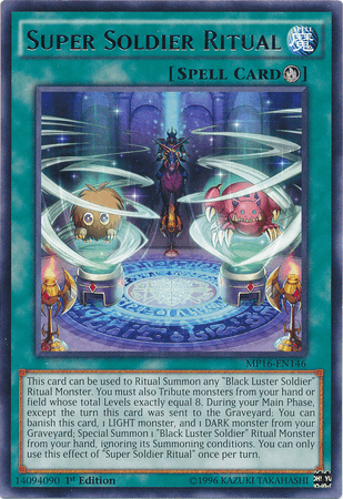 Super Soldier Ritual [MP16-EN146] Rare (ONLINE ORDER ONLY)