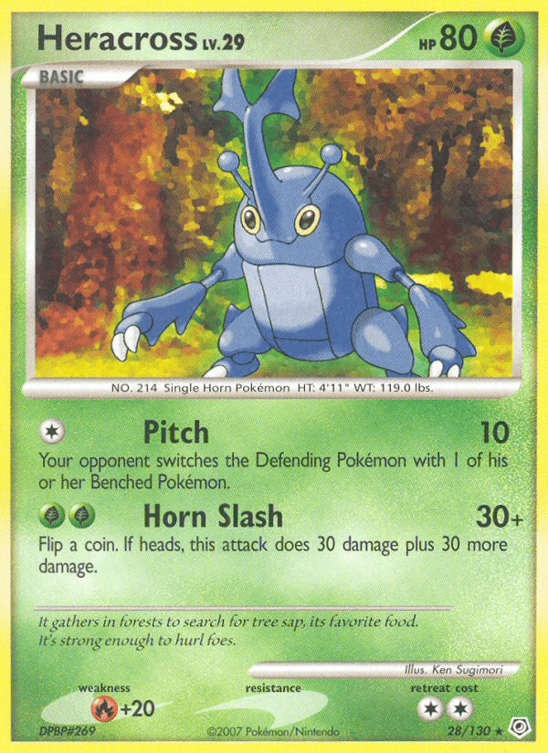 Heracross (28/130) [Diamond & Pearl: Base Set] (Online Only)