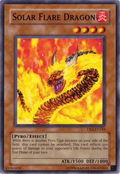 Solar Flare Dragon [DR2-EN144] Common (ONLINE ORDER ONLY)