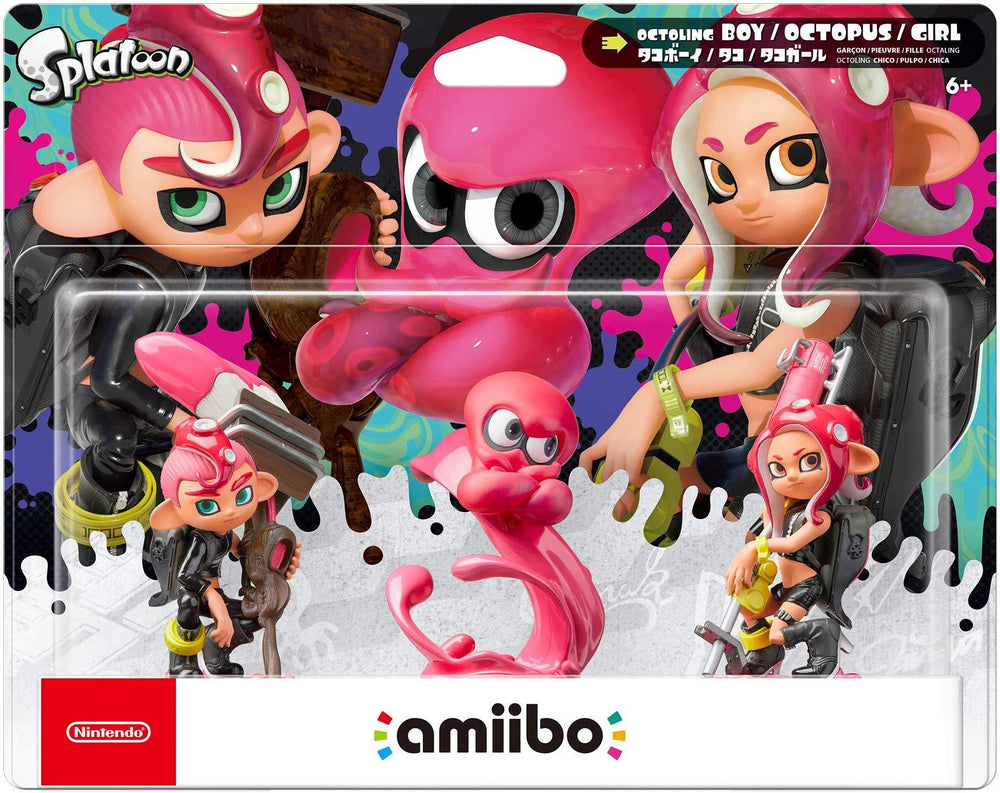 Octoling Amiibo 3-Pack: Splatoon 2 (Nintendo Switch) (ONLINE ORDER ONLY)