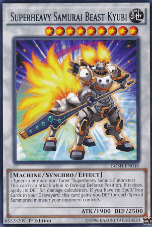 Superheavy Samurai Beast Kyubi [BOSH-EN048] Rare (ONLINE ORDER ONLY)