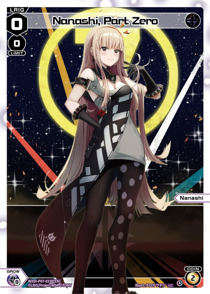 Nanashi, Part Zero (WXDi-P07-033P[EN]) [Welcome Back Diva -Lostorage-]