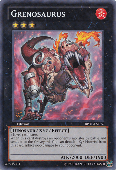 Grenosaurus [BP01-EN026] Rare (ONLINE ORDER ONLY)
