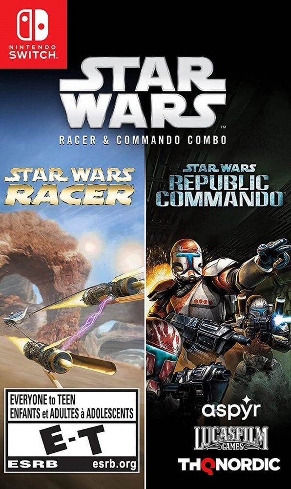 Star Wars Racer & Commando Combo (Nintendo Switch) (ONLINE ORDER ONLY)