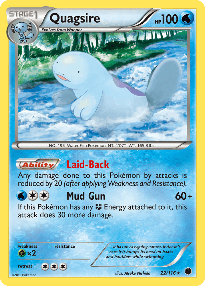 Quagsire (22/116) [Black & White: Plasma Freeze] (Online Only)