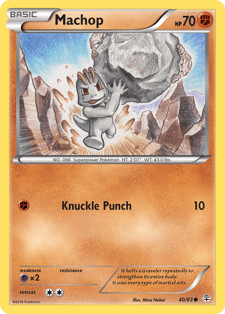 Machop (40/83) [XY: Generations] (Online Only)