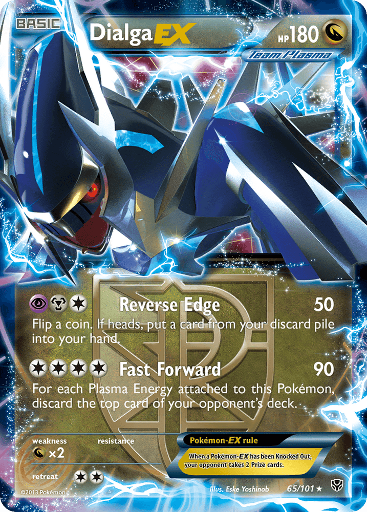 Dialga EX (65/101) [Black & White: Plasma Blast] (Online Only)