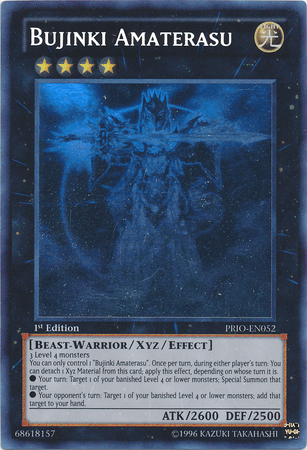 Bujinki Amaterasu (Ghost) [PRIO-EN052] Ghost Rare (ONLINE ORDER ONLY)