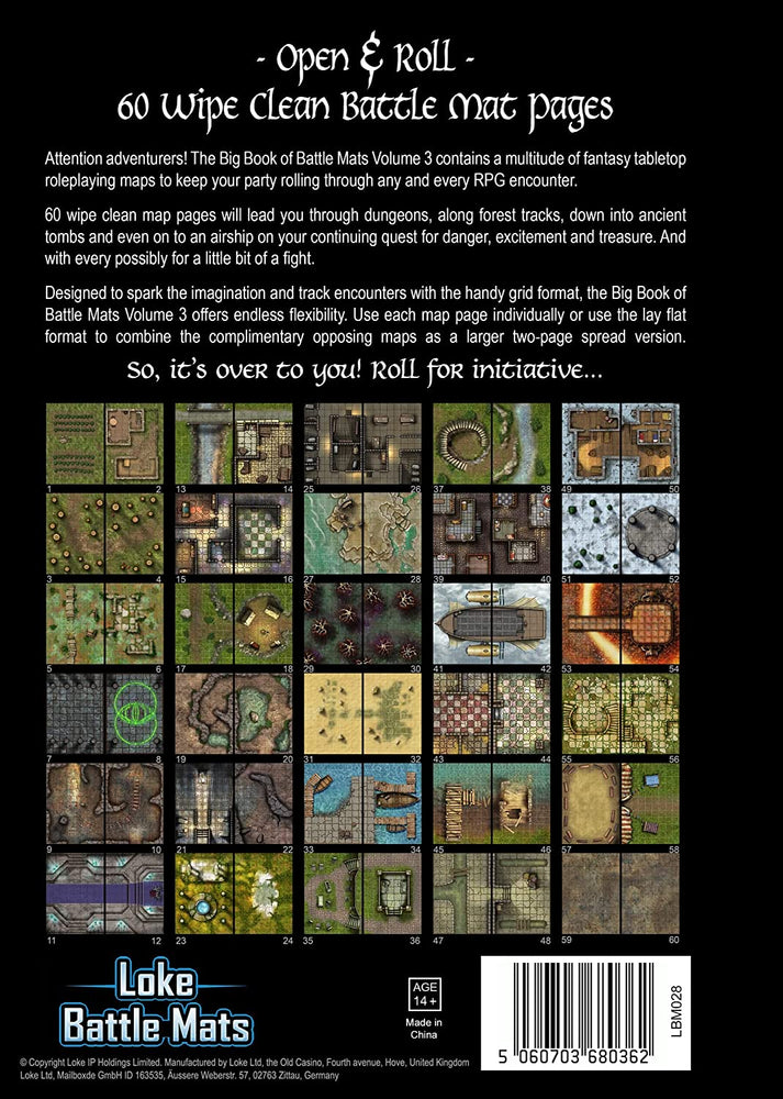 Giant Book of Battle Mats - Volume III (ONLINE ORDER ONLY)