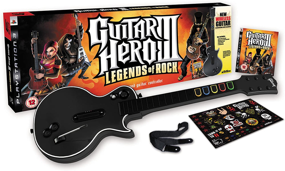 Guitar Hero III: Legends of Rock Bundle (Playstation 3) (Online Order Only)