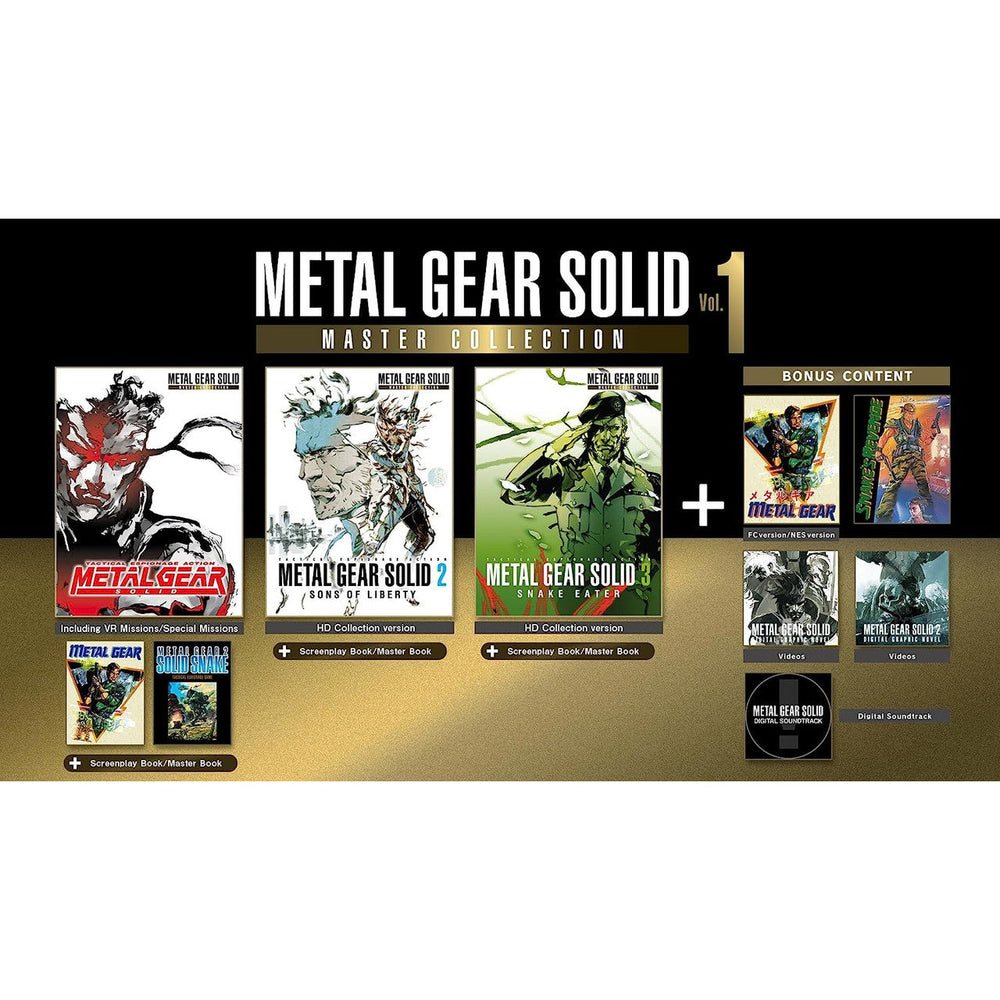 Metal Gear Solid: Master Collection Vol. 1 (Nintendo Switch) (ONLINE ORDER ONLY)